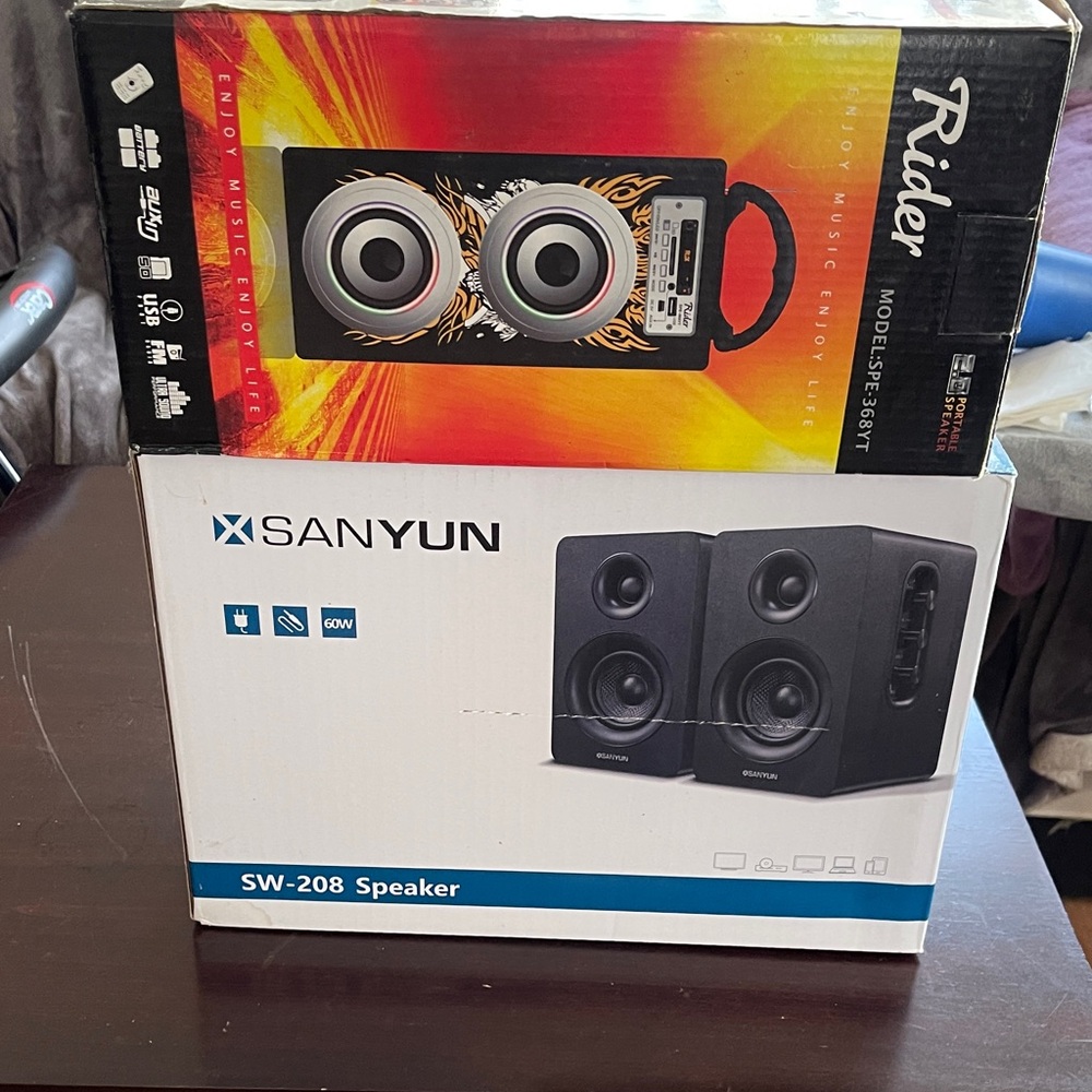 SW-208 Black Speaker System